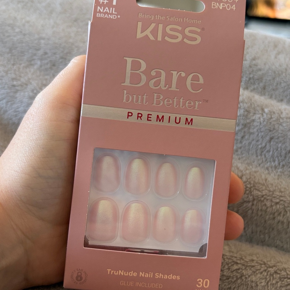 KISS Bare But Better Premium Press-on Nails - Mocha   impress beauty fake - Picture 2 of 7